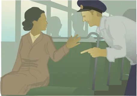 Rosa Parks vägrar resa sig - Robert Toth, tecknare, illustra