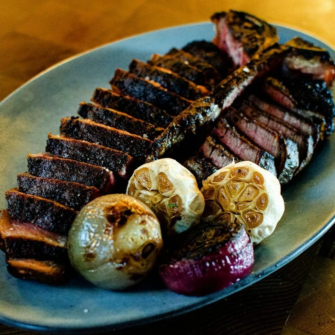 40oz Porterhouse with Charred Red Onion Join us inside our dining room or o...