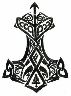 MJOLNIR Norse tattoo, Thor hammer tattoo, Celtic tattoos