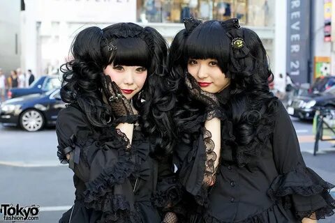 Cute All-Black Fashion in Harajuku Harajuku fashion street, 