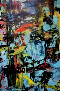 Blade Runner Painting Painting, Abstract painting, Modern ar