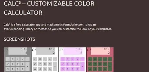 Приложения в Google Play - Calc³ Custom Color Calculator