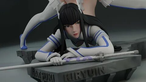 Satsuki Kiryuin - 3D Model by qaz