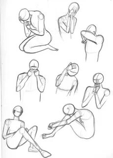 Sketches of the week - sad pose Da Visual Diary