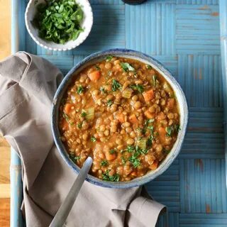 Instant Pot Lentil Vegetable Soup - Kitchen Treaty Recipes