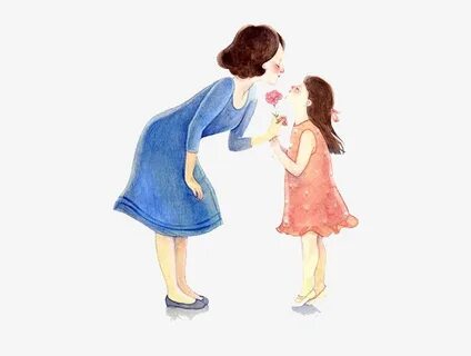 A Mother Daughter Or A Teacher And A Student - 妈 妈 和 女 儿 PNG