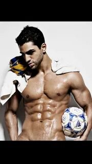 Hot Soccer Hunk With 6 Pack Abs And Gear Perfect body men, M