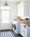 50+ Clean And Cozy Farmhouse Laundry Room Decor Ideas ARA HO