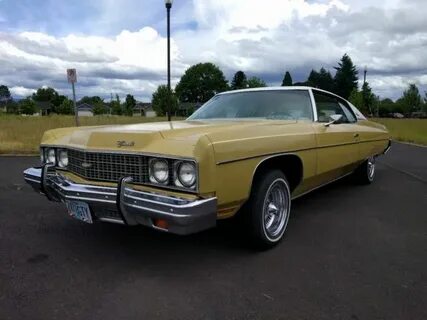 1973 Custom Two 2 Door Chevrolet Impala New Motor, Original 