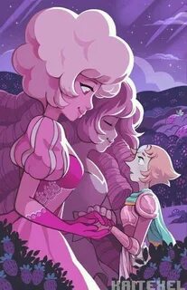 Pearl and Rose Quartz/ Pink Diamond Steven universe wallpape