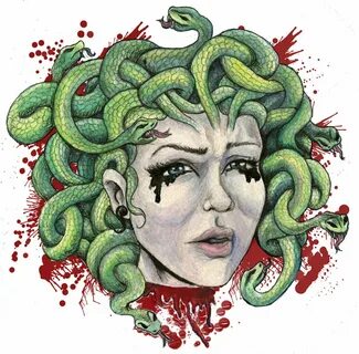 Medusa Head Drawing at PaintingValley.com Explore collection