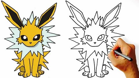 How to Draw Jolteon (Pokemon) Step by Step - YouTube