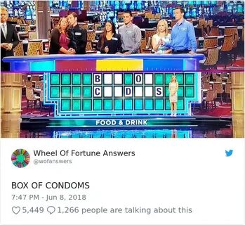 Someone Is Tweeting Hilariously Wrong "Wheel Of Fortune" Ans