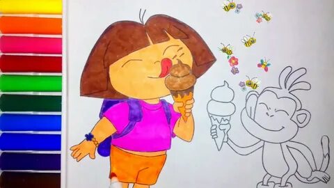 Dora the Explorer // Delicious ice cream !! // Вкусное морож
