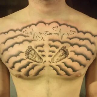 Get 21+ Design Chest Tattoos For Men Clouds