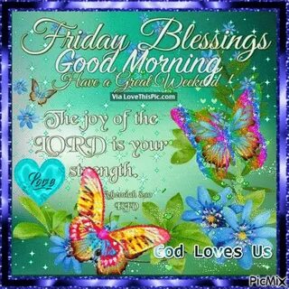 Friday Blessings Gif Good Morning Prayers - Goimages World