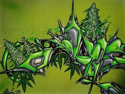 Weed clipart graffiti - Pencil and in color weed clipart gra