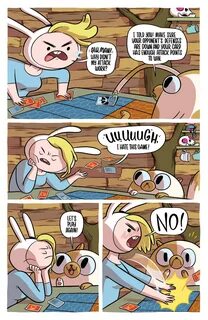 Read online Adventure Time Fionna and Cake Card Wars comic -