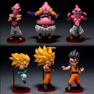 Dragon Ball Z Goku Gotenks Majin Buu Action Figures Super Sa