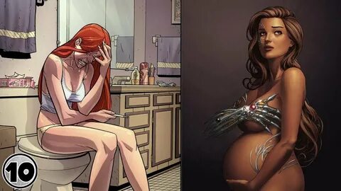 Top 10 Superheroes Who Got Pregnant - Part 3 - YouTube