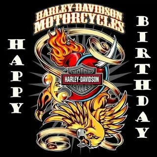 Pin by Ian hall on Greetings - Happy Birthday 1 Harley david