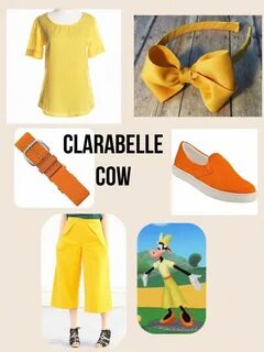 Disneybound: Clarabelle Cow Diy cow costume, Cow costume, Cl