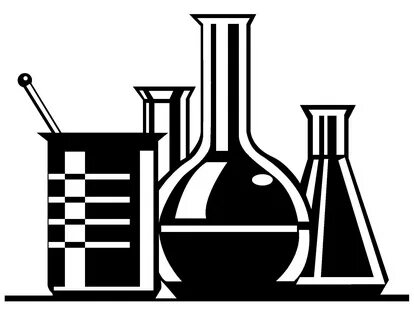 laboratory black and white - Clip Art Library