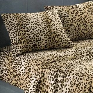 JLA Basic Textured Cheetah Print Sheet Set #ZebraPrintBeddin