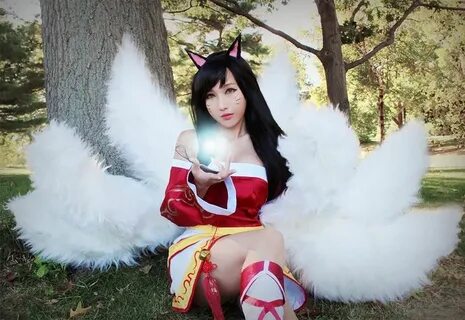 Ahri Cosplay by RinnieRiot Cosplay league of legends, Cospla