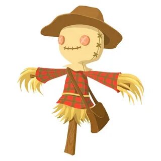 Cartoon Halloween Scary Scarecrow - Scary halloween backgrou