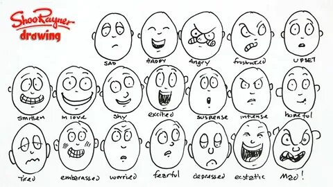 Twenty Emotions Different emotions, Emotion faces, Drawing e