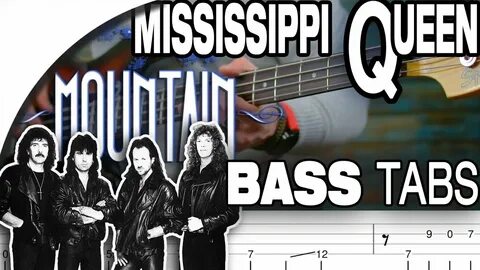 Mountain - Mississippi Queen Bass Cover With Tabs in the Vid