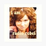 "radio rebel" Art Print by maja-art Redbubble