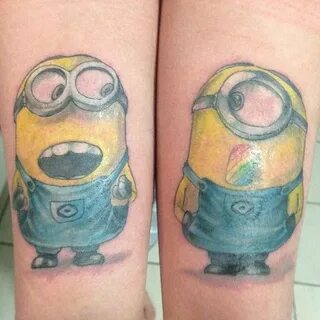 Tattoo humor Minion tattoo, Matching best friend tattoos, Ne