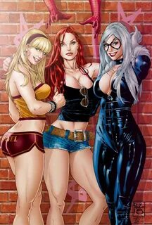 The girls of the Spiderman by Paulo Siqueira by tony058 on D