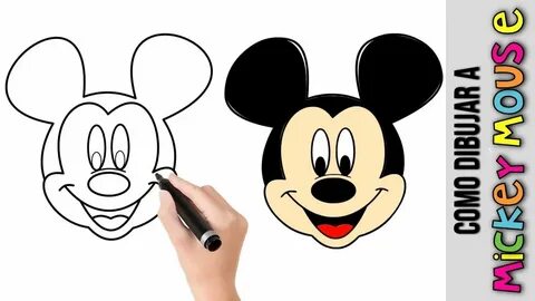 Como Dibujar A Mickey Mouse De Disney ★ Dibujos Fáciles Para