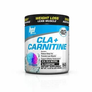 BPI Health CLA + Carnitine 50 Serving Non-Stim Weight Loss F