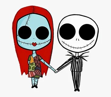 Nightmare Before Christmas Jack And Sally Png Clipart - Nigh