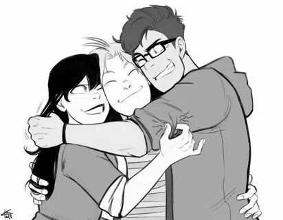 Group hug by ClaComiCs Be more chill, Be more chill musical,