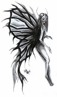 Dark fairy by Lilith April Fairy tattoo, Fairy tattoo design