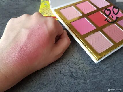 Румяна TZ cosmetix Rosy blush palette - "Будьте осторожны, о