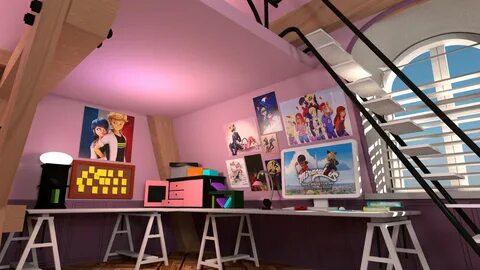 ArtStation - Miraculous Ladybug - Marinette's Room