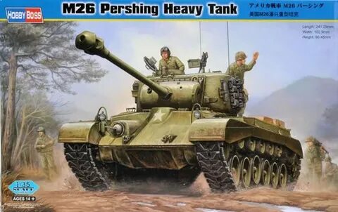 82424 Танк M26 Pershing Heavy Tank (Hobby Boss) 1/35
