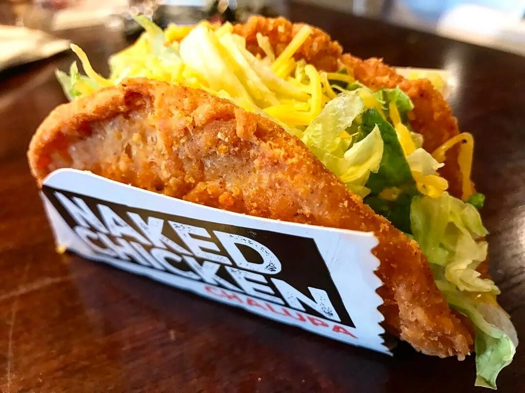 Instagram'da Eric Koenreich: "Naked Chicken Chalupa with grilled chicken...