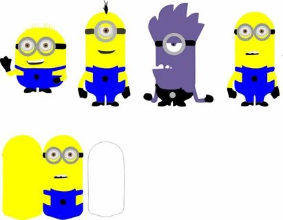 Minions Characters for Cricut Explorer and Silhouette Studio