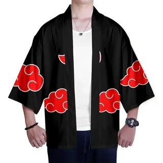 Японское кимоно для мужчин/женщин и мужчин 3D Наруто Akatsuk