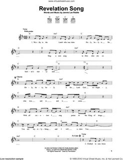 Dean - Revelation Song sheet music for guitar solo (chords) 