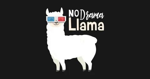 No Drama Llama 3D Glasses Retro Alpaca Mama Gift - No Drama 