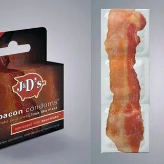 Bacon condoms CarsBikesBacon.com