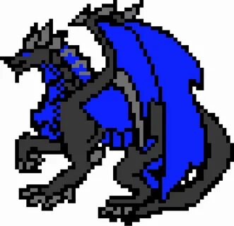 dragon pixel art pattern in 2021 pixel art pixel art pattern